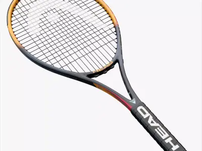 Tennis Racket Head IG Challenge  Low-poly 3D model