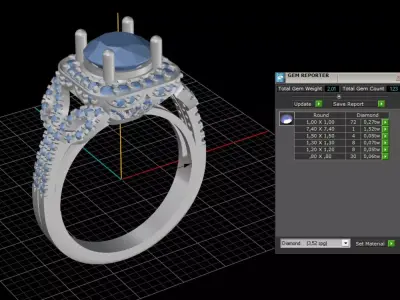 ring woman  3D print model order