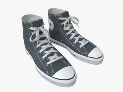 Converse Shoe Jeans 3D model