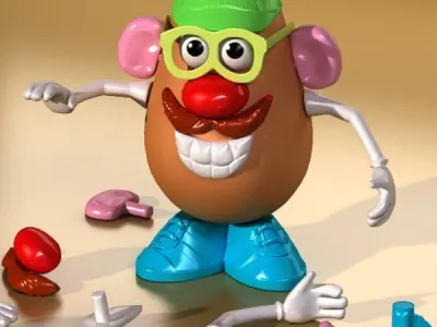 Mister Potato Head Toy 3D model