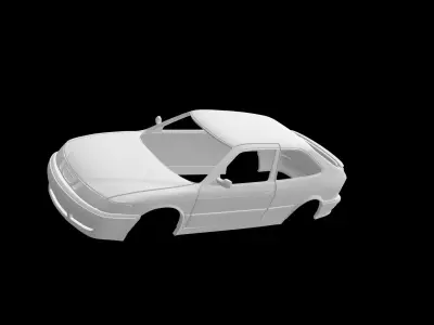 SAAB 9-3 Coupe 3D print model