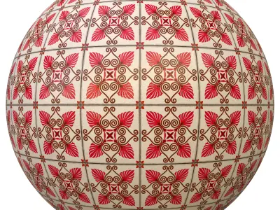 tile patterned 151-seamless-4k-pbr  Texture
