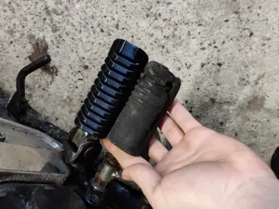 Yamaha XS400 foot rest rubber 3D print model