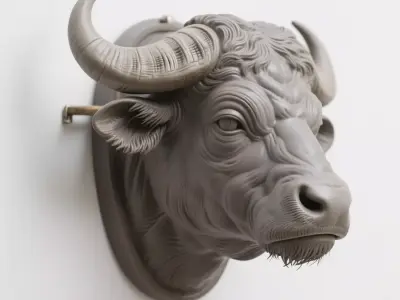 buffalo 3D print model