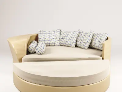 Outdoor Wooden Chair Free Free 3D model