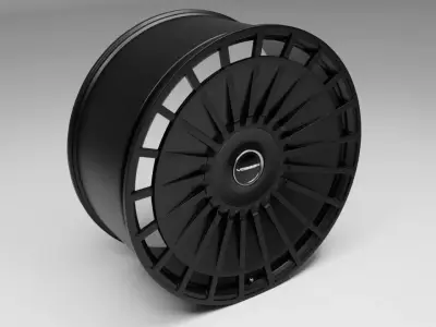 Vossen S21-12 car ring Low-poly 3D model