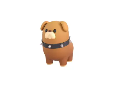 Dog Character 05 3D model