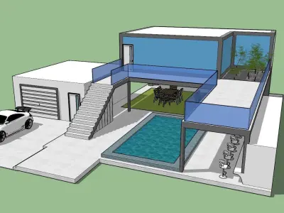Modern House 3D model