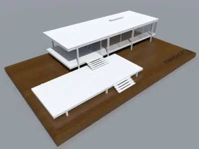 MODEL FARNSWORTH HOUSE Free 3D model