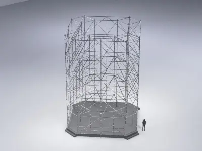 Layher Structure Pavilion 6 3D model