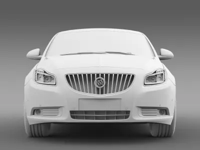 Buick Regal 2011-2013 3D model
