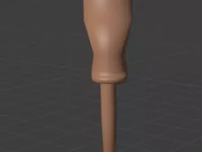 screwdriver female sex toy Free low-poly 3D model