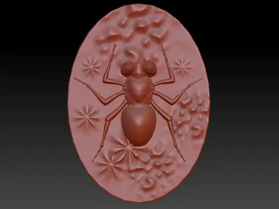 3D ANT fly 3D model