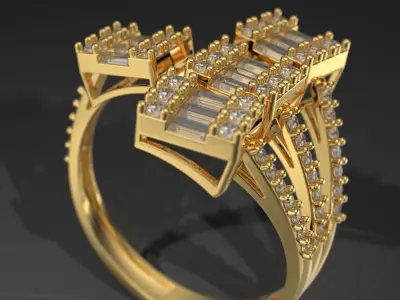 LUXURY SPECIAL RING  3D print model