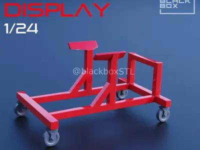572 Engine Display base 1-24th 3D print model