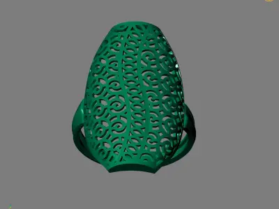 Women Plain Ring Ready STL Models Womens Ring 3d models 3D print model 16
