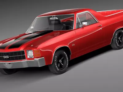 Chevrolet El Camino 1971 3D model