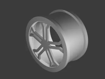 Race car Rims 3D model