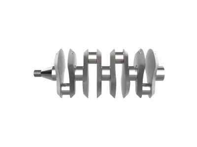 Automotive Crankshaft Part 3D print model