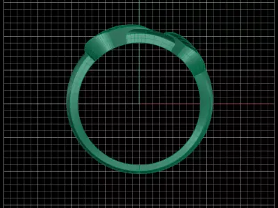 Minimal Abstract Ring 32 3D print model