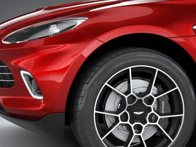 Aston Martin DBX 2021 3D model