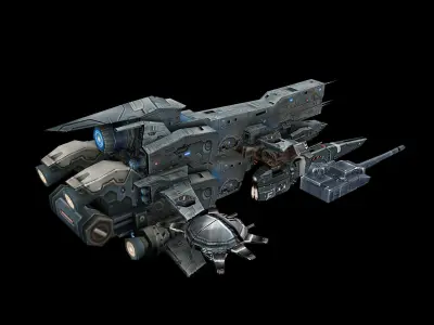Almighty-Battleship 008 3D model