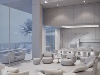 Modern Luxury Villa 3D model