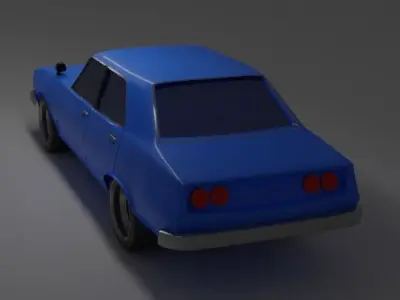 Nissan Skyline 1972  3D model