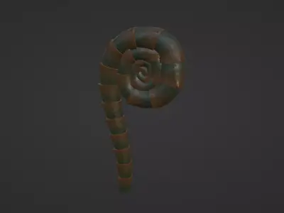 Avatar - Fiddlehead  Free low-poly 3D model