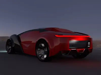 Xyra Concept Car - Exterior Only 3D model
