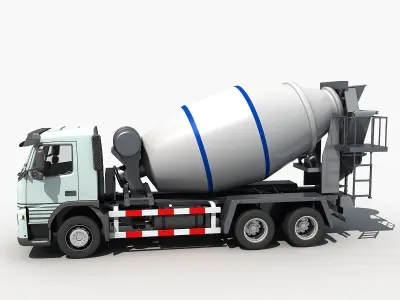 Cement Mixer  3D model