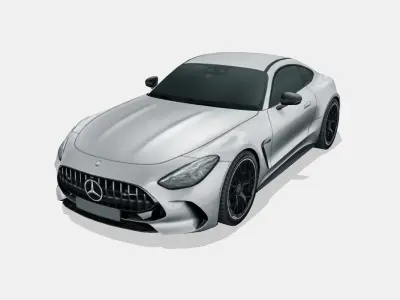Mercedes-Benz AMG GT 2024 Low-poly 3D model