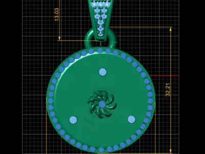 Red Gemstone Luxury Design  3D print model