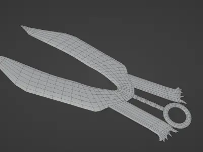 Architecture Medieval Ornament Low-poly 3D model