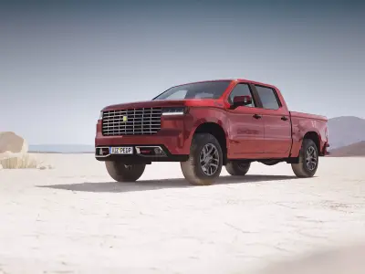 Luxury pickup truck unbranded 3D model