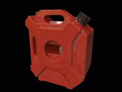Gasoline Canister PBR Low-poly 3D model