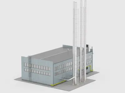 Boiler House 3D model