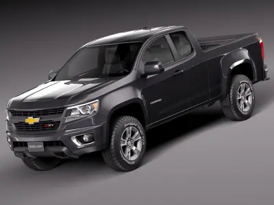 Chevrolet Colorado ShortCab 2015 3D model