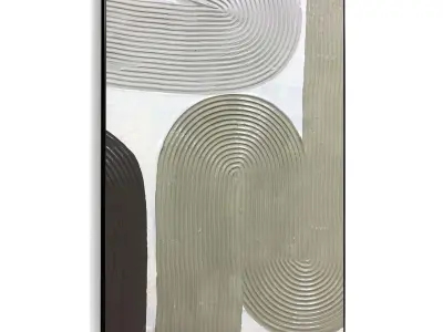 Plaster Two Photo Frame 369 Low-poly 3D model