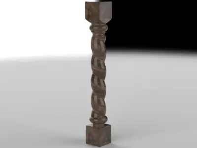 Answer Wood snail Free 3D model