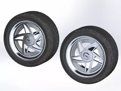 Custom wheels HRBB Speedstar for your scale model 3D print model