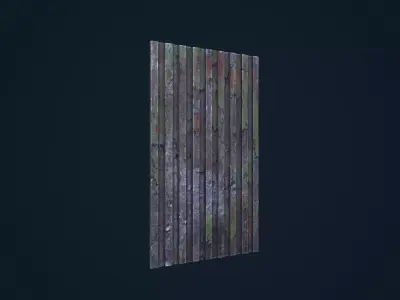 Metal Plate Low-poly 3D model