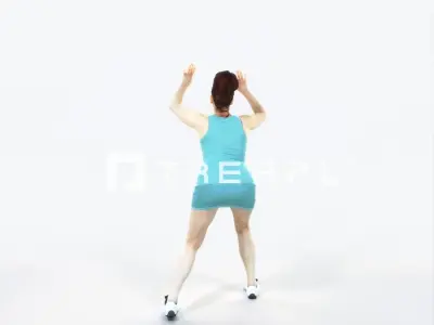 Yearn 11G Volleyball Overhead Sports Woman Low-poly 3D model