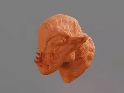 head monster demon 3D model