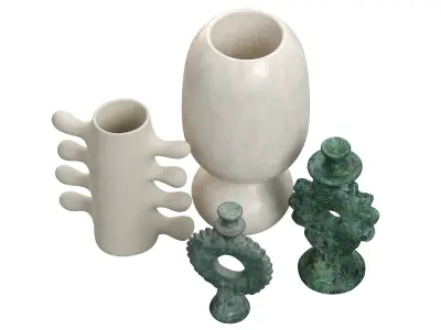 Decorative Vases 3D model