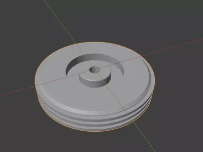 Brake drum for scale models of Bugatti Type 57 3D print model