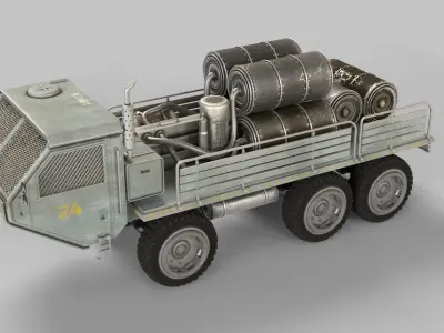 Bomb truck 3D model