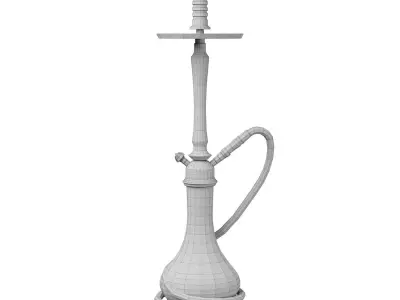 Hookah Tiaga Low-poly 3D model