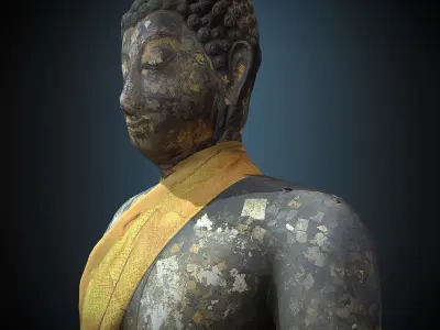 Buddha 34 3D print model