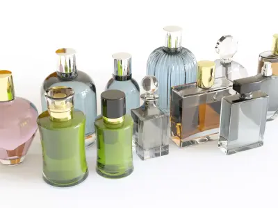 Perfume Mockup Collection  3D model